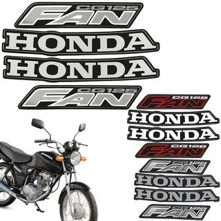 Kit Adesivos Cg Fan 125 2006 2007 2008 Preta