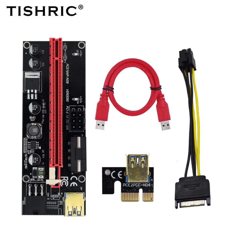 Placa Riser Ver 009s Pci-e Cabo Usb 3.0 Extensor 60cm | Shopee Brasil