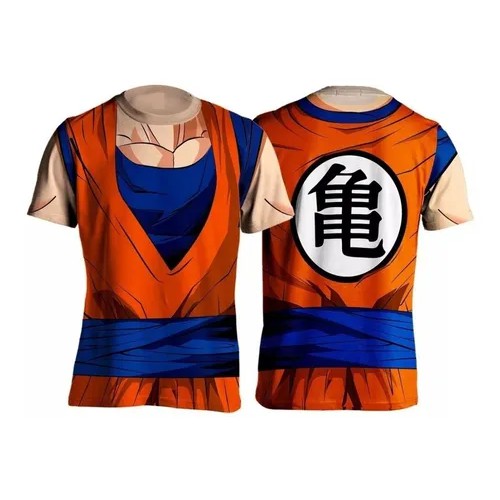 Camisa Camiseta Dragon Ball Z Goku Super Estampa Total GOK46