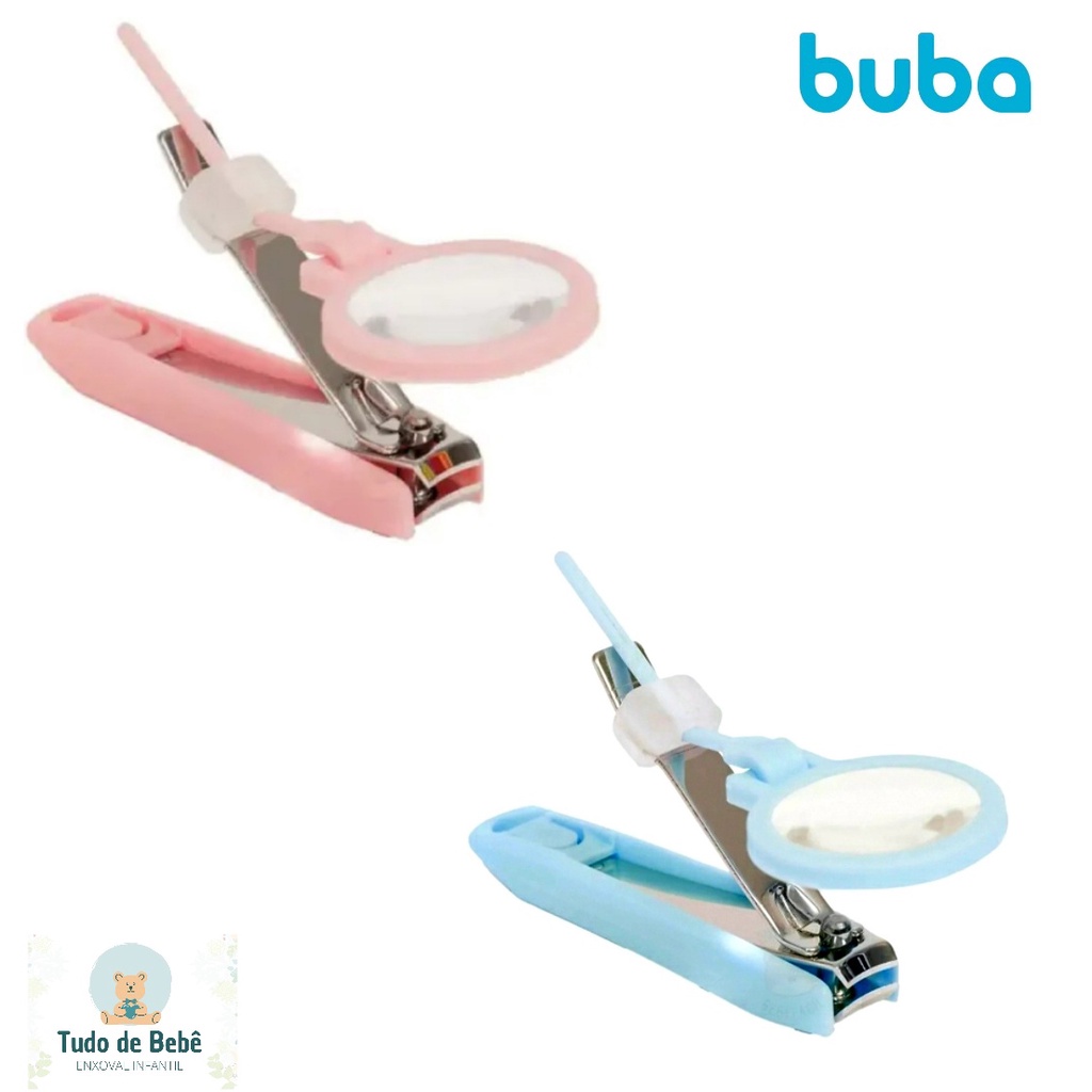 Cortador de Unha Bebê com Lupa Buba | Shopee Brasil