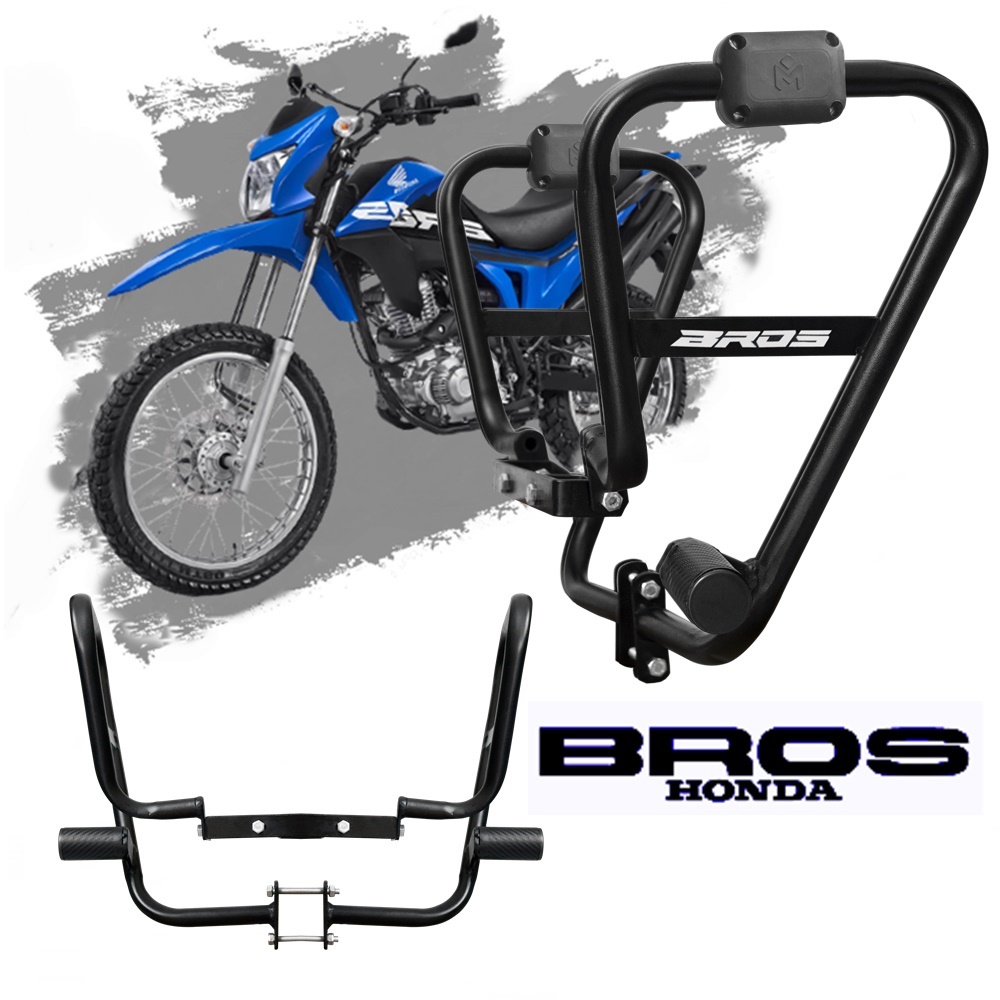 Protetor E Mata Cachorro Carenagem Bros 150 160 Slider Fixo | Shopee Brasil