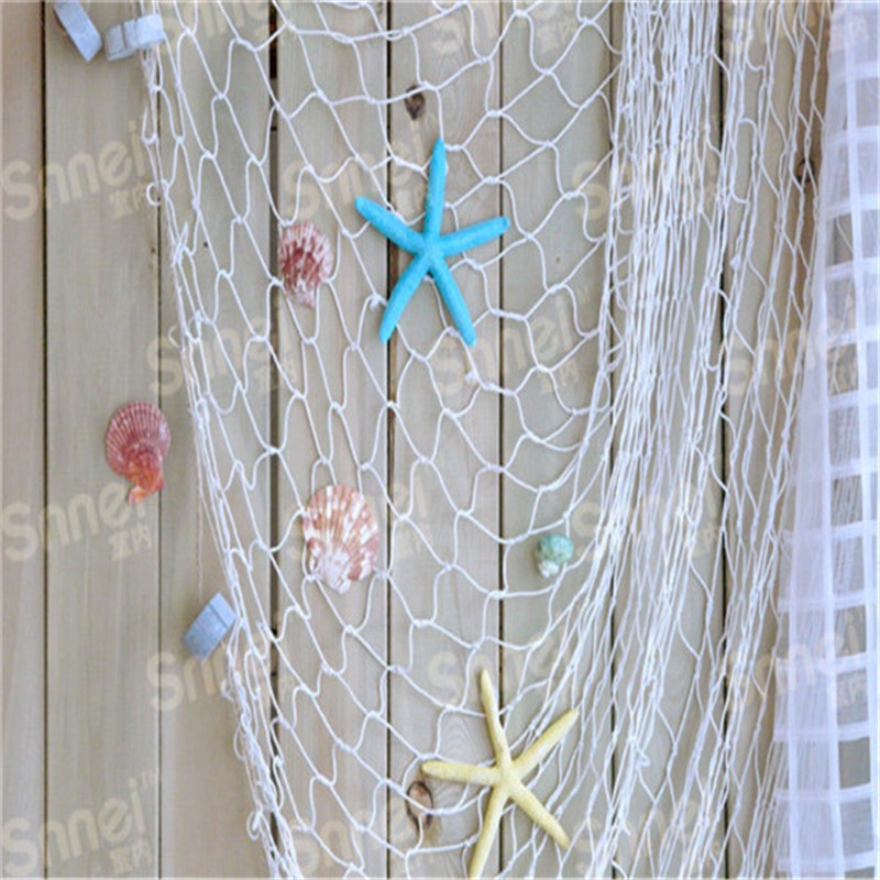 Arte De Parede De Mar Mediterrâneo Topfine Rede De Pesca Grande Decoração De Casa
