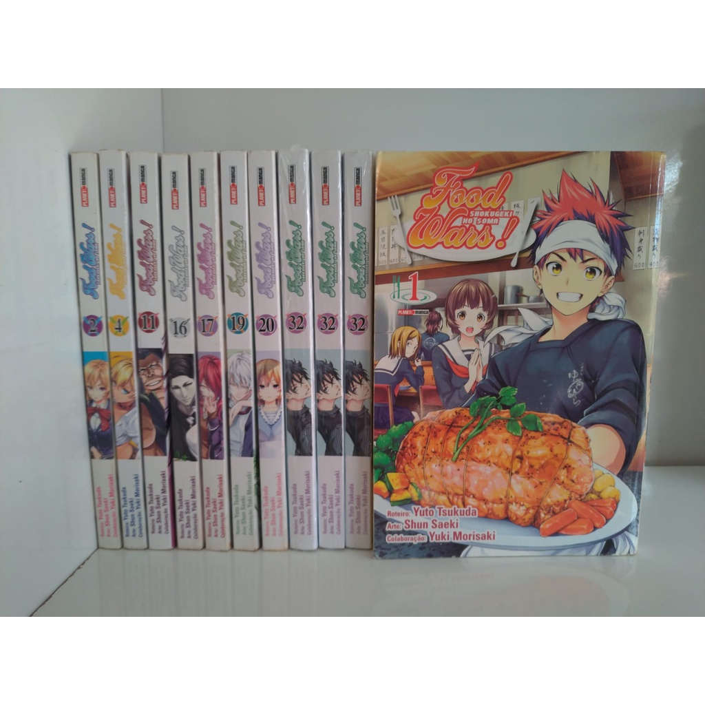 Coleção Food Wars - Shokugeki no Souma vol.1 ao 30 lacrados (ver descrição)