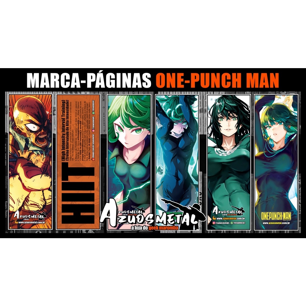 Kit Marca-Páginas: One-Punch Man [Azuosmetal]