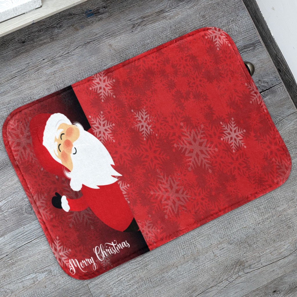 Tapete Decorativo Natal para Porta Papai Noel Ho Ho Ho - 40x60cm