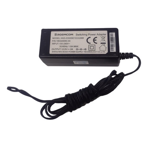 Chargeur SAGEMCOM 189734274 - Adaptateur Secteur 12V 2A - KSA0240EU-120 - Occasion