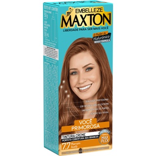 Tinta de cabelo maxton você mais primorosa marrom cintilante 7.7