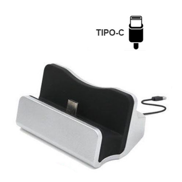 Base Carregadora e Sincronizadora de dados - Dock Station TIPO-C