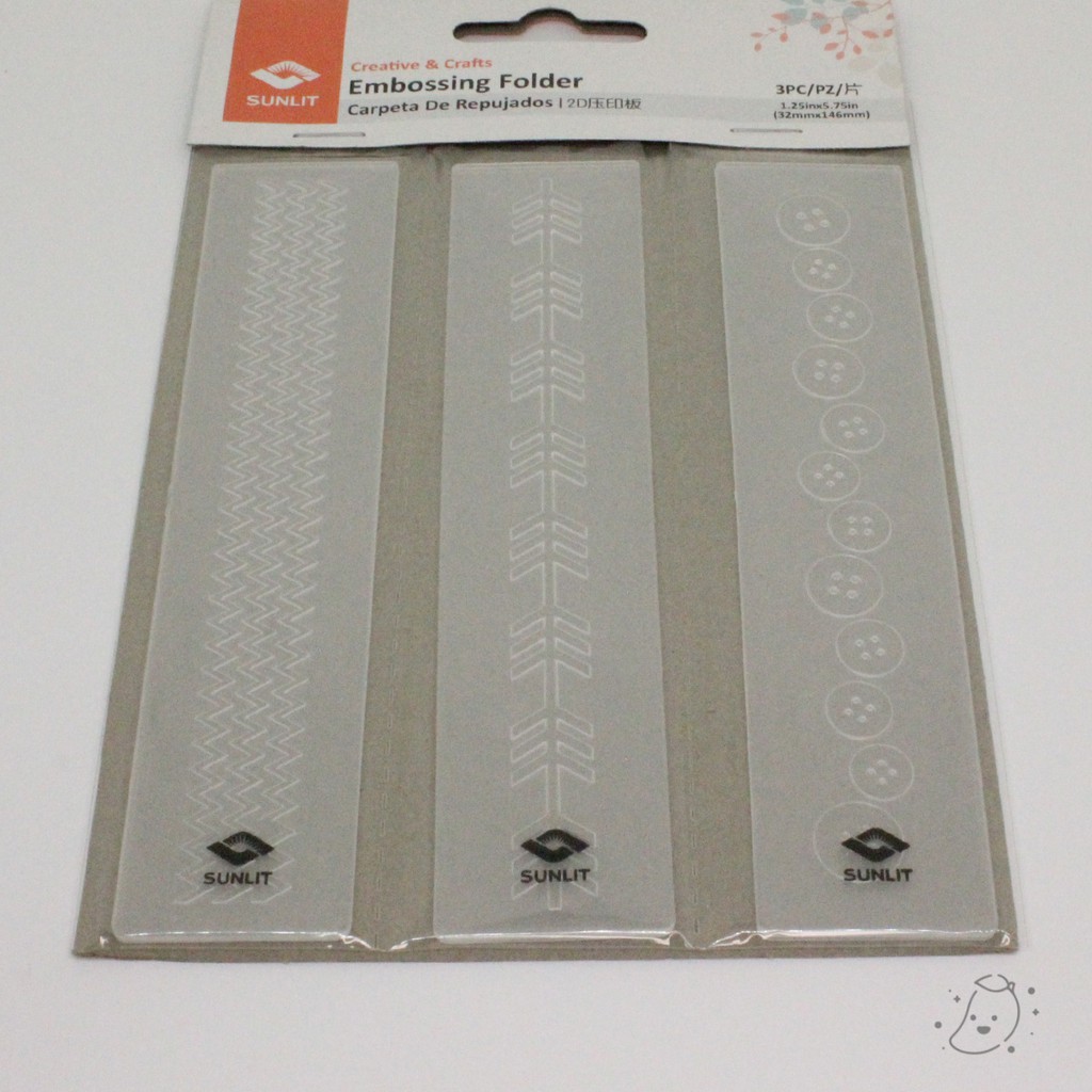 Placa para relevo Sunlit - Placa de emboss - Scrapbook, Artesanato ...
