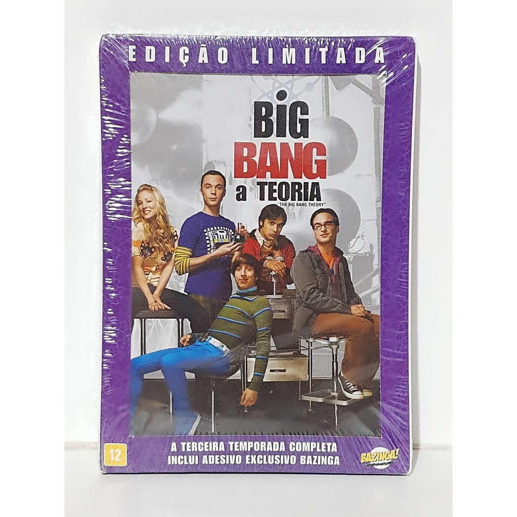 DVD The Big Bang Theory 3 temporada (Lacrado) | Shopee Brasil