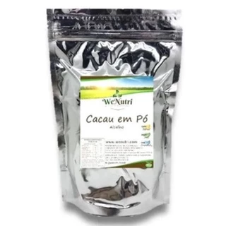 Cacau Alcalino Em Pó 100% (ph 6,0 - 7,2) Wenutri 1kg em Oferta na Shopee