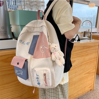 mochila escolar feminina coreana japonesa de grande capacidade para estudantes/mochila escolar grande/Mochila escolar de grande capacidade para gatos