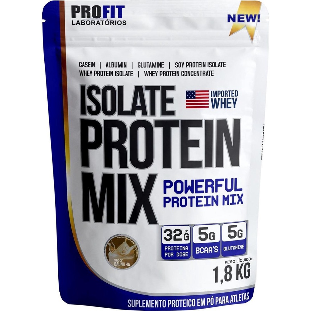 Isolate Protein Mix - 1,8kg - Sabor - Chocolate - Pro fit | Shopee Brasil