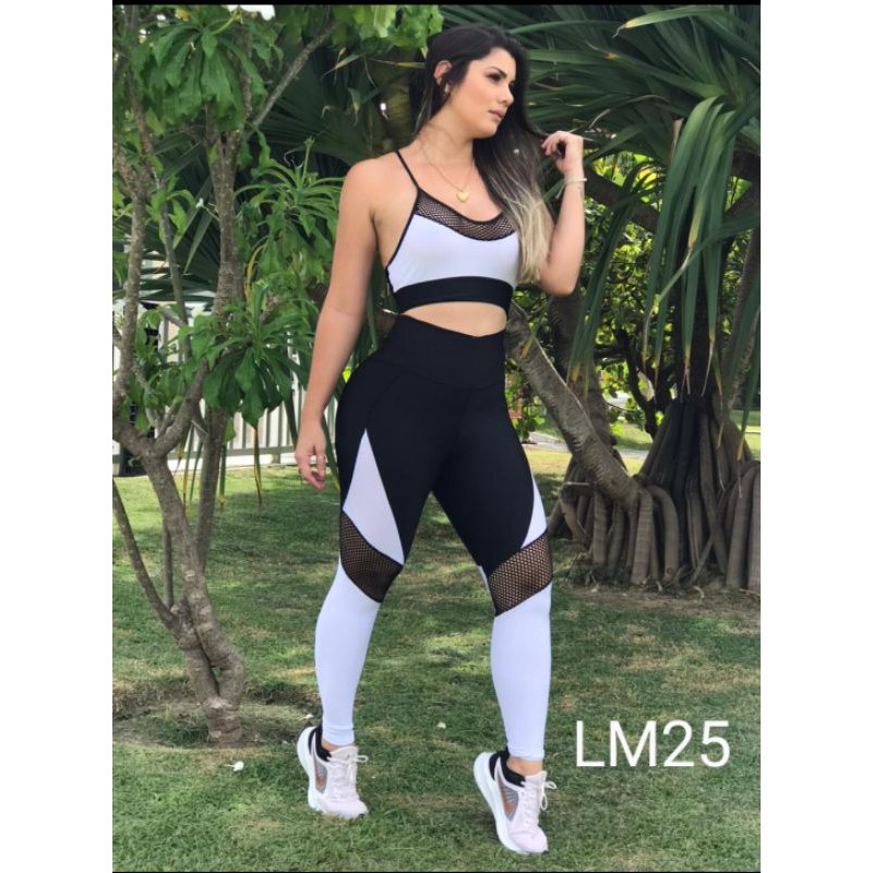 conjunto feminino de academia fitnes Modelo LM25