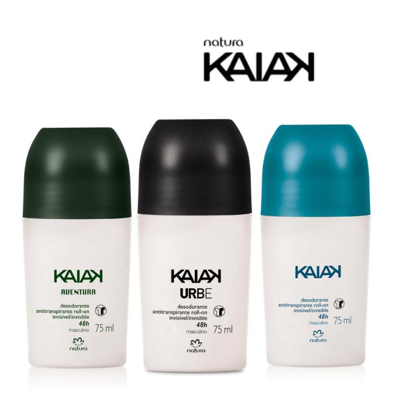 Desodorante Rollon Roll-on Natura Kaiak Masculino 75ml (Escolha o seu) -  Desconto no Preço