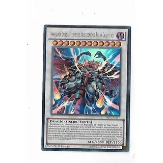 Yu-Gi-Oh Abrasador Dragão Vermelho Arquidemônio Rei Calamidade - Ultra Raro
