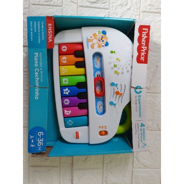 teclado fisher price educativo | Shopee Brasil