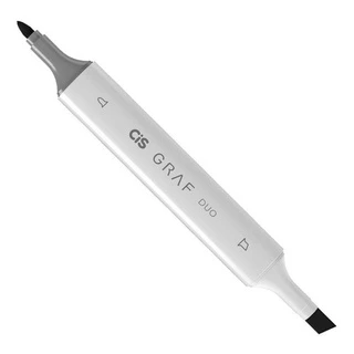 Caneta Marcador Artístico Cis Graf Duo Preto