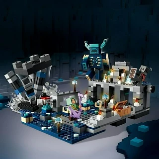 Compatível Com O My World Minecraftter 21246 A Batalha Escura Profunda Figuras De Ação Construindo Blocos De Tijolos Brinquedos