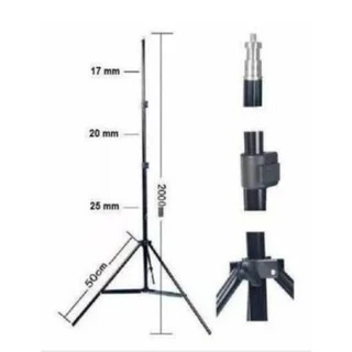 Tripé para iluminação Profissional 2 metros