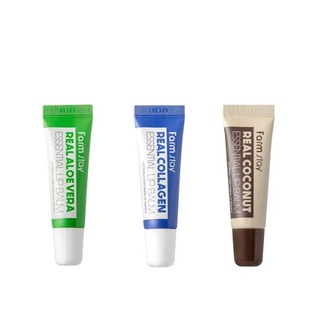 farmstay real essential lip balm 10g 3 type