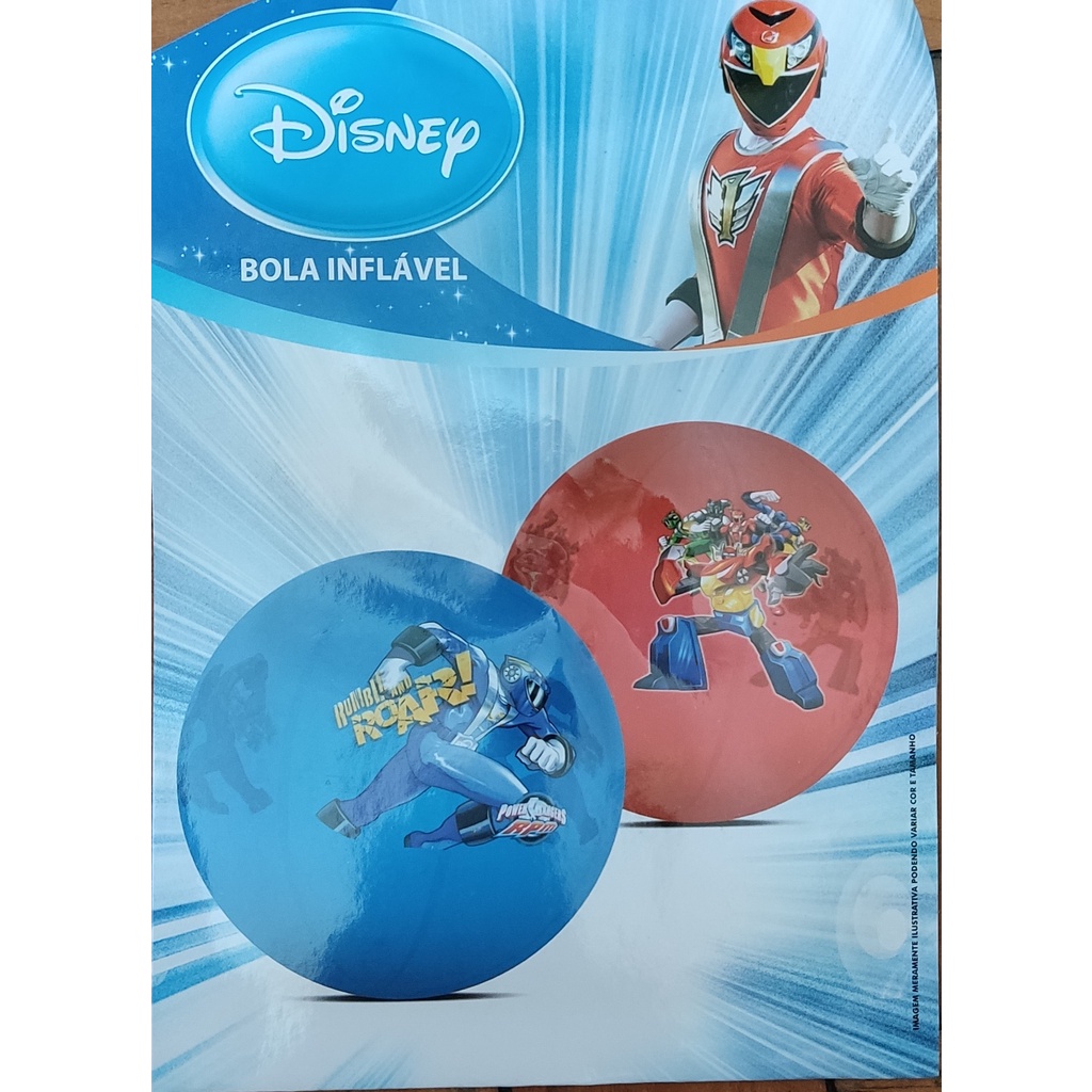 Bola Inflável Power Rangers. | Shopee Brasil