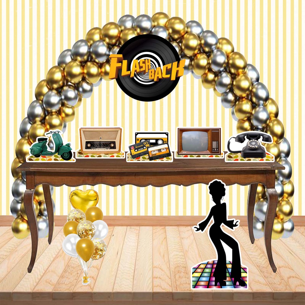 Kit Festa em Casa Anos 60