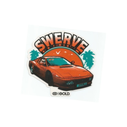 Adesivo Gold Swerve 9 x 9,5 cm Sticker - Skateshop Logboard | Shopee Brasil