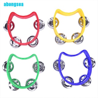 [ABONGSEA HAND HELD ALSO METAL BELL Percussão Plástica Para KTV Party Kid Game