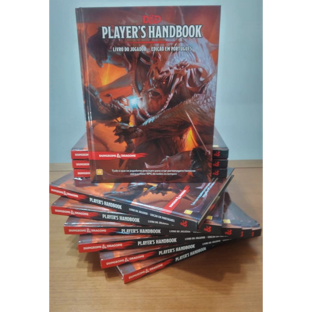 Livro do Jogador 5ed - Dungeons And Dragons 5.0 - Livros de Rpg/D&D/DnD - Galápagos/Novo