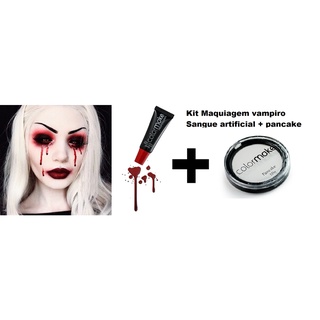 VAMPIRO, Maquiagem Fácil e Rápida (Vampire Makeup Tutorial)