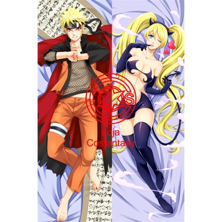 Dakimakura Hug Pillow Capa de Travesseiro Almofada de Anime Naruto - Sasuke  - Hinata - Konan - Kakashi - Sakura - Itachi