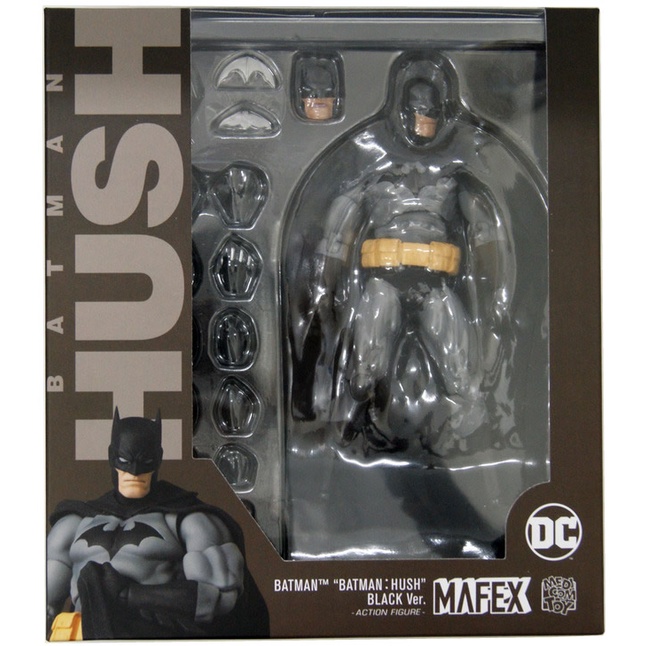 Boneco Batman Hush Mafex Dc Universe Medicom Preto Lacrado