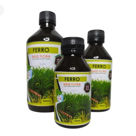 Fertilizante Líquido Base Flora Ferro Fe 500ml P Aquários Plantados