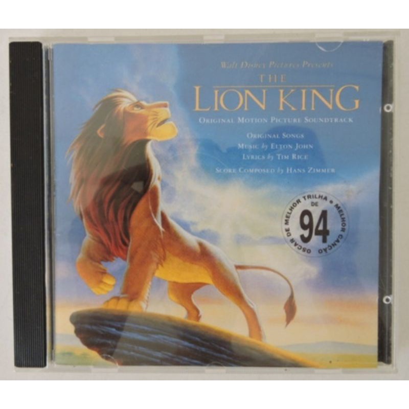 CD O REI LEÃO DISNEY ORIGINAL TRILHA SONORA DO FILME | Shopee Brasil