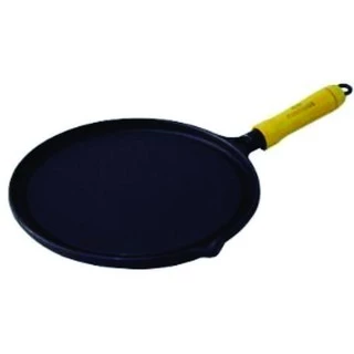 Bifeteira de Ferro Fundido Redonda Lisa - 25cm de Largura