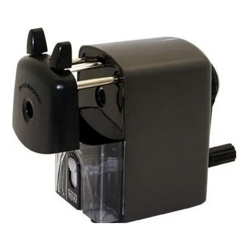 Apontador Manual De Mesa Preto H-100 Easy Office