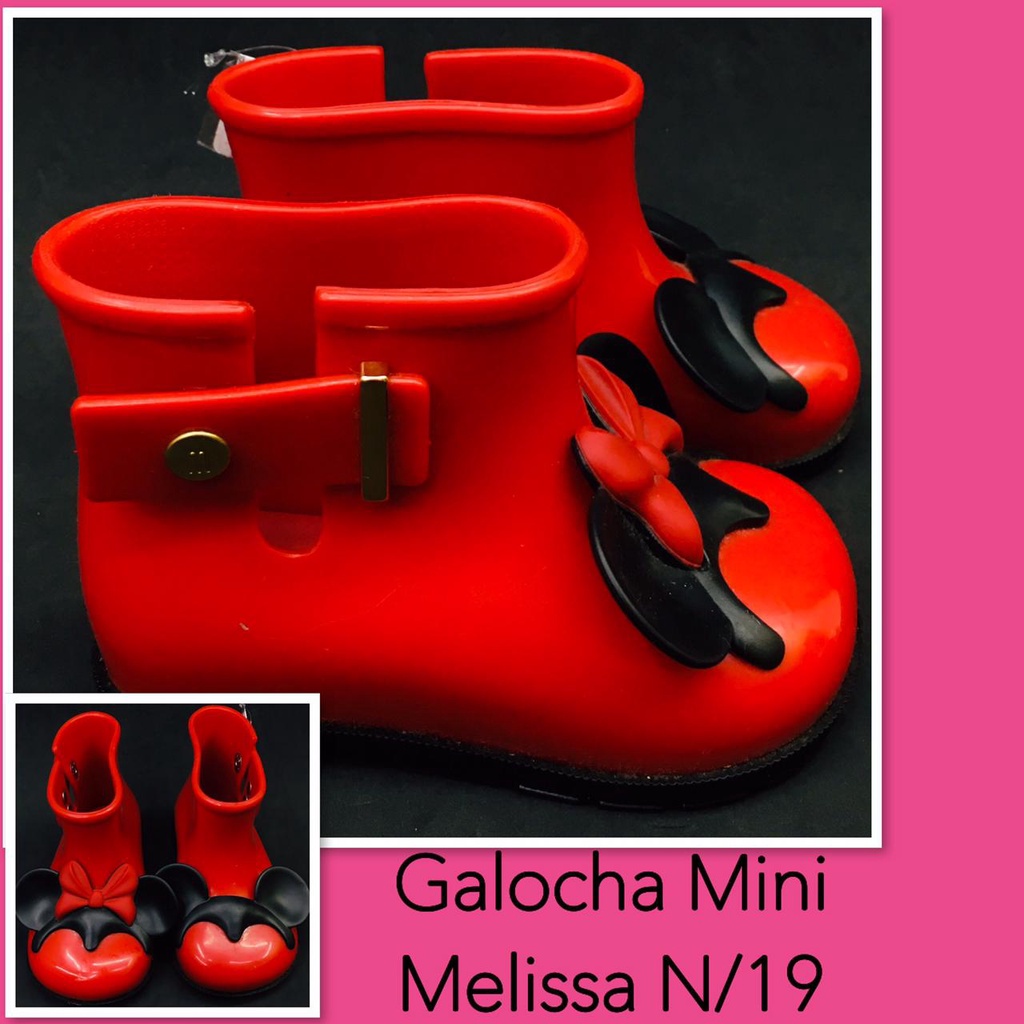 Galocha infantil hot sale feminina melissa