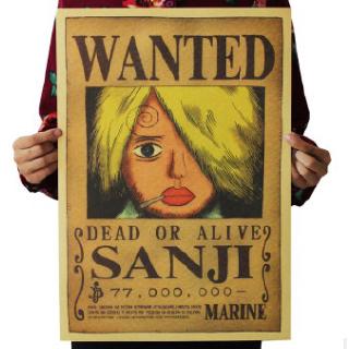 One Piece Sanji Wanted Poster  Anime, Personagens de anime, Personagens