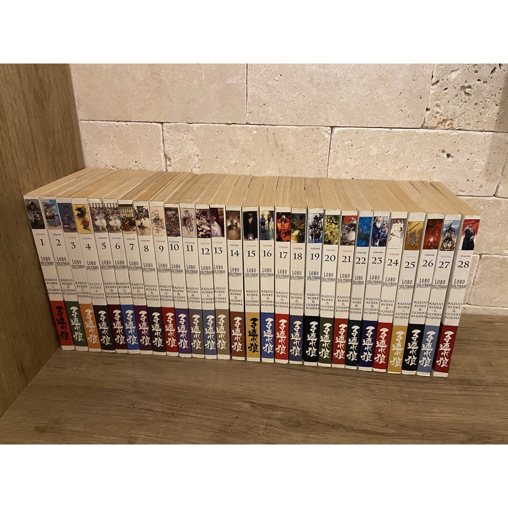 Coleção Lobo Solitário Completa (28 volumes, primeira versão da Panini)