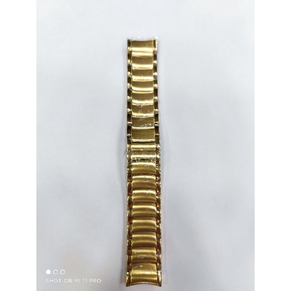 Pulseira do relógio Bvlgari aço inoxidável, dourado. 24mm,metal