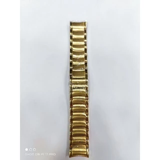 Pulseira do relógio Bvlgari aço inoxidável, dourado. 24mm,metal