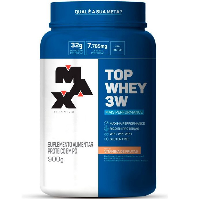 Whey Protein Top Whey 3W - 900g - Max Titanium