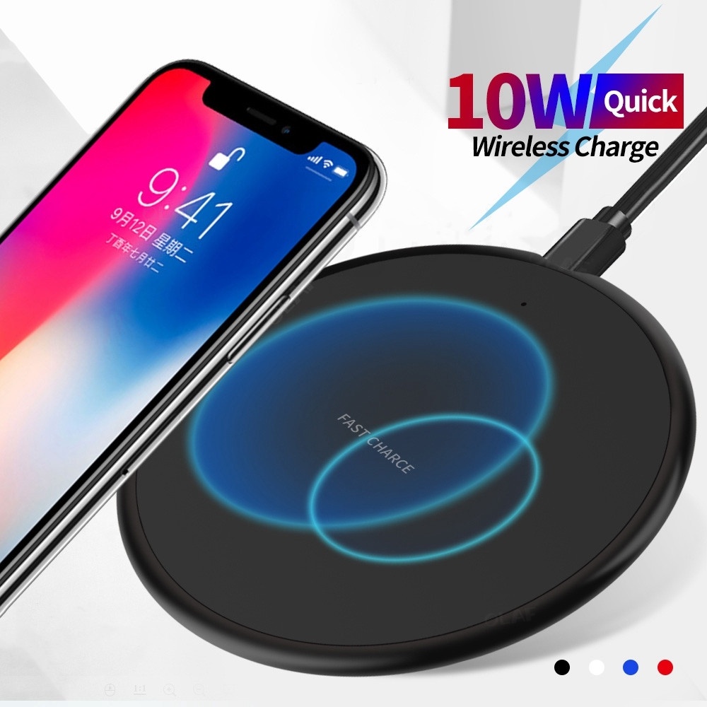 Carregador Wireless por Indução Qi 10W - eBA Acessórios e Eletrônicos