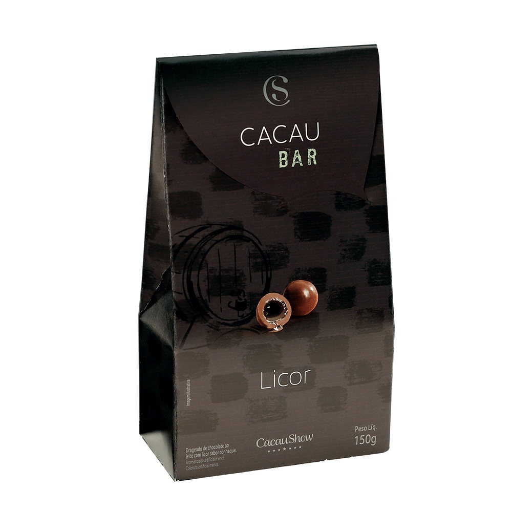 Chocolate Drageado Licor Cacau Show Shopee Brasil