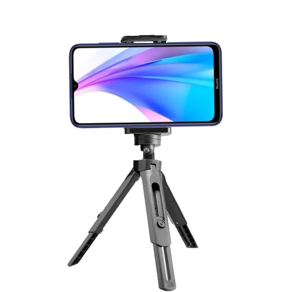 Mini Tripe Celular Camera Mao Mesa Suporta 1 Quilo Adaptador | Shopee ...