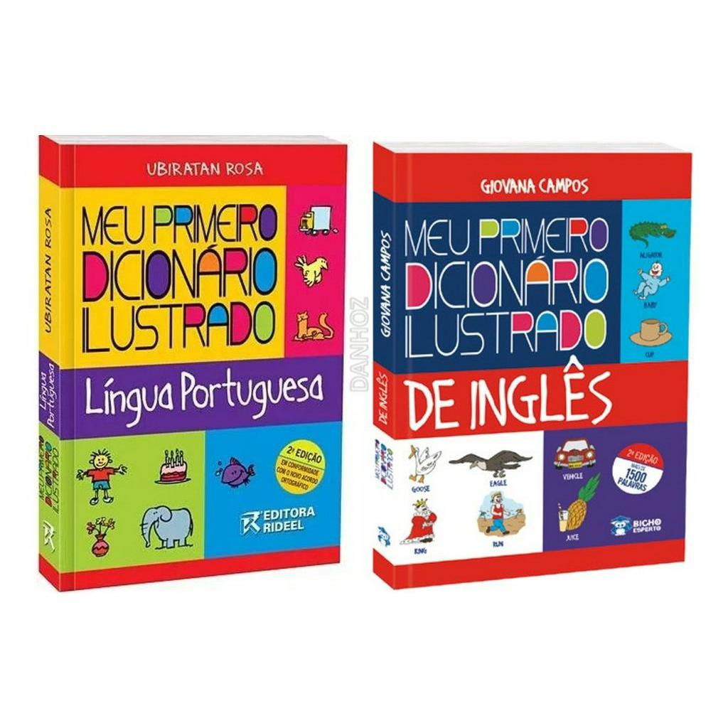 Meu Primeiro Dicionário Ilustrado Português + Inglês | Shopee Brasil