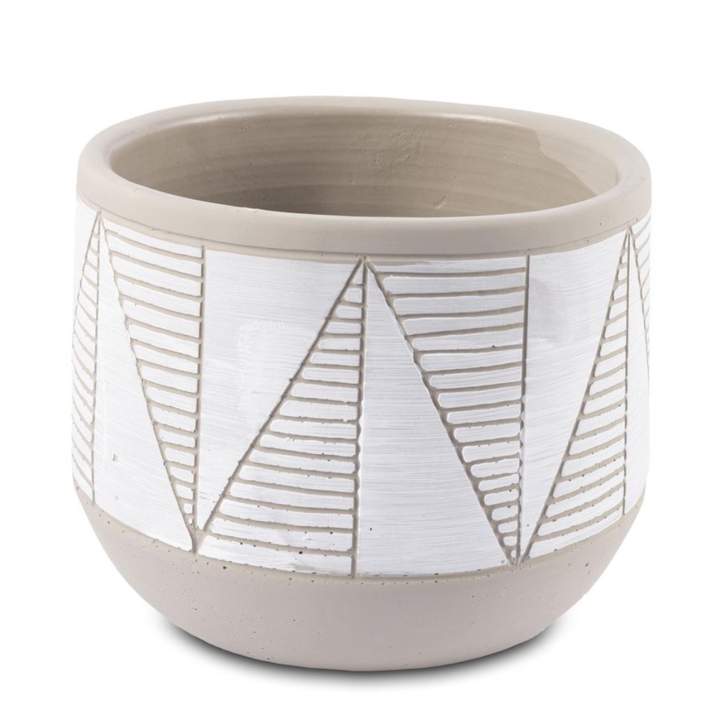 Vaso para planta em cimento