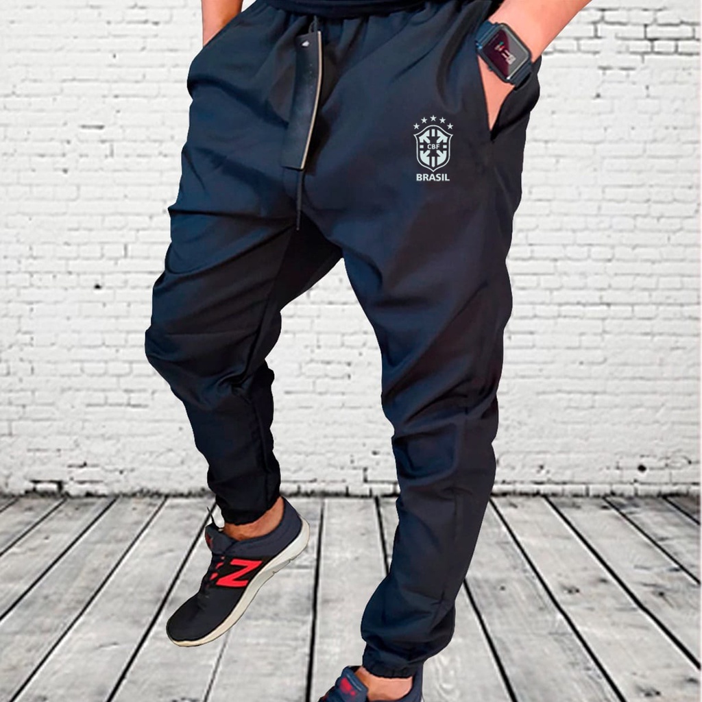 Calça jogger best sale masculina tactel