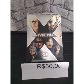 DVD duplo com luva X-Men 2 + 4 cards